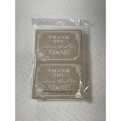Hortense B Hewitt Co. Thank You from the New MR & MRS 50 ct Country Blossom NWT