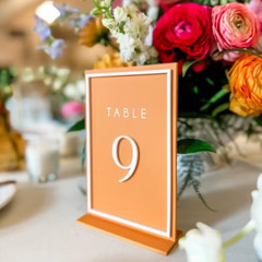 Custom Wedding Table Sign Acrylic Wedding Table Numbers Wedding Table Decor