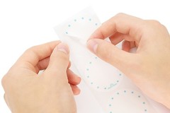 Dissolvable Food Labels for Canning, Pantry, 2 Inch Round, Teal Round