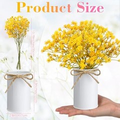6 Set Babys Breath Artificial Flowers Centerpieces for Tables Gypsophila Faux