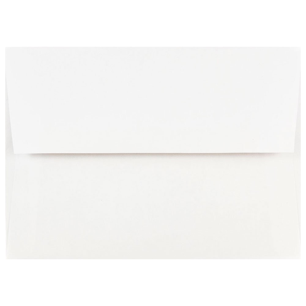 JAM PAPER A7 Invitation Envelopes – 5 1/4 x 7 – White – 50/Pack A7,