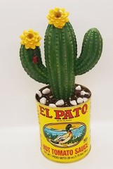6 Large Empty El Pato Cans for Crafts, Centerpieces Weddings Quinceaneras WOW!!