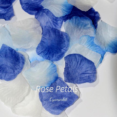 2200 PCS Royal Blue Artificial Rose Petals for Wedding | Royal blue fake rose pe