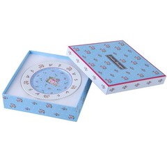 London Boutique Cake Plate Set 4 Porcelain Fine China Wide Rimmed Shabby Chic