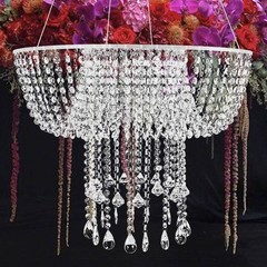 Wedding Cake Stand 80cm Crystal Bead Regular Impact-resistant, Rust-resistant