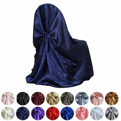 50 pcs SATIN UNIVERSAL CHAIR COVERS Wedding Reception Party Banquet Decorations