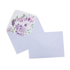 Paper Junkie Wedding Invitation Envelopes – A7, One Size, Lavender Purple