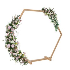 Wooden Wedding Arch 8FT Wedding Ceremony Gorgeous Arbor Backdrop Stand Arch Deco