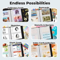 5×7 P Sleeves for 3-Ring Binder, (25 Pa) for 100 Pictures,