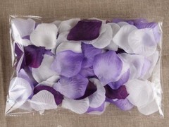 School Supplies 1000pc Mixed Color Rose Petals Purple,Lavender,White Wedding