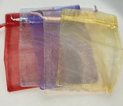 10 Organza Bags – 4X6