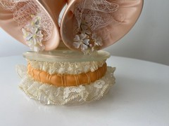 Vintage 60’s 70’s 80s? Chapel Bells Heart Shape Cake Topper
