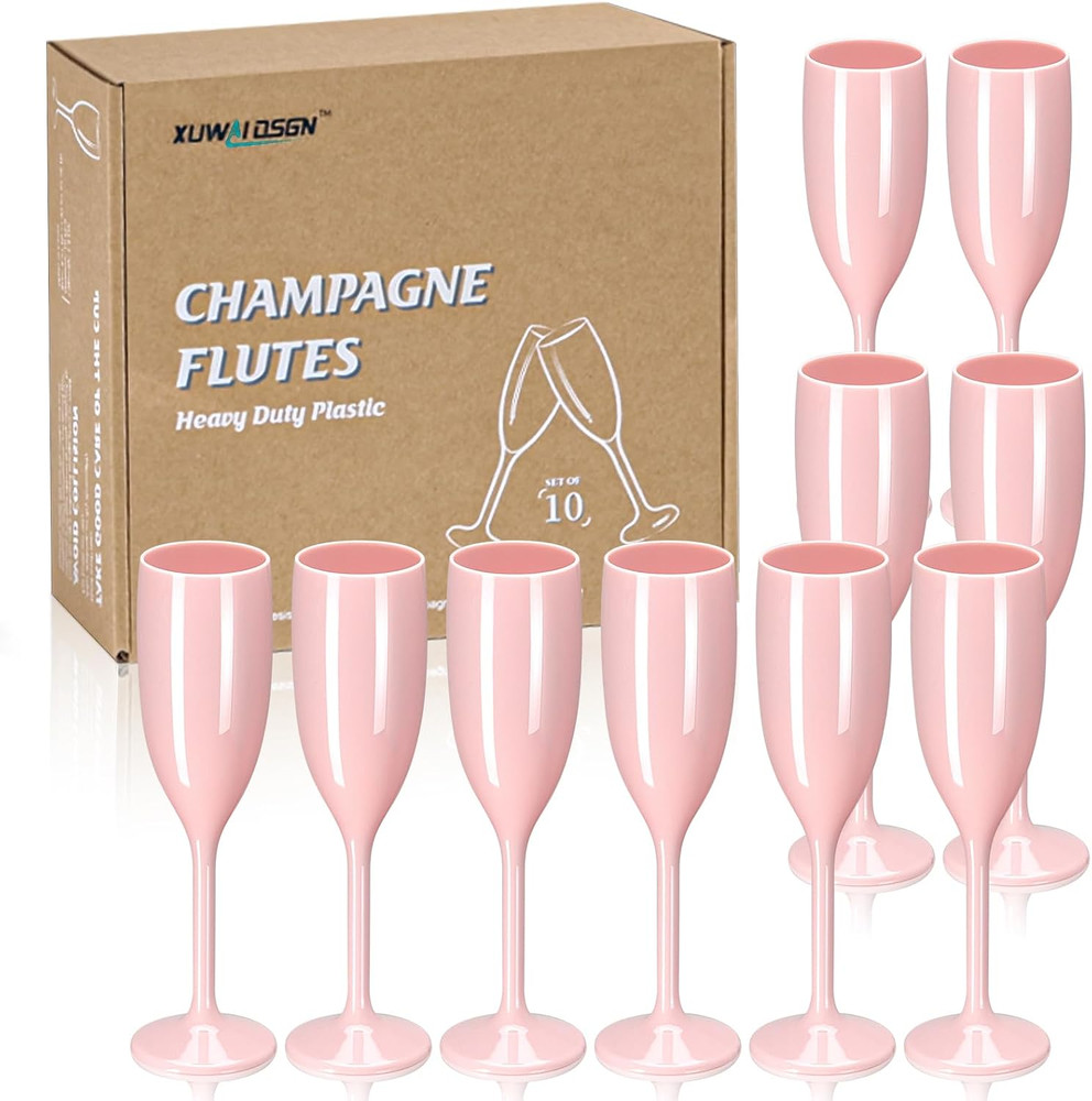 Champagne Flute Acrylic Champagne Glasses Wedding Toasting Champagne Flute Goble
