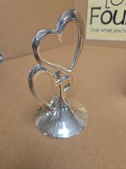 2010 Studio His and Hers Wedding Cake Topper 886705 From Hobby Lobby