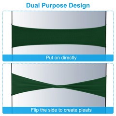 25Pcs 14×5″ Stretch Chair Sashes Bow Sash Elastic Chair Band Sashes Grass Green