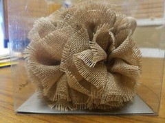 Burlap And Pearl Kissing Ball by Hortense B. Hewitt, Wedding Kissing Ball