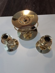 Three piece Unity candle stands
