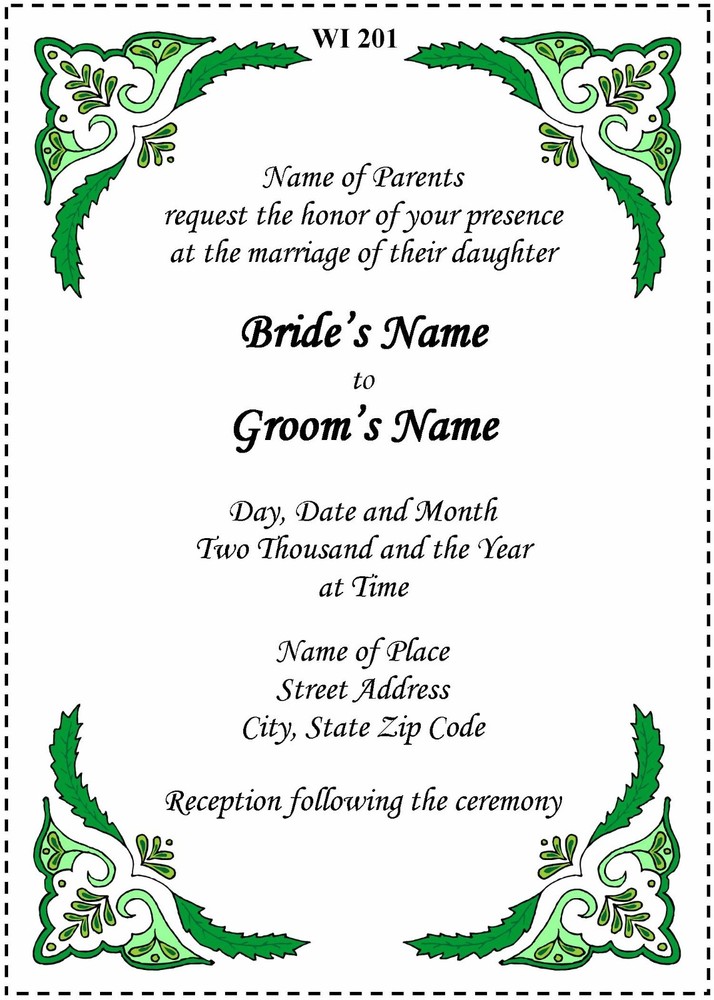 100 Wedding Invitation Printed in Color Flat Cards & Envelopes Flowers Feathers