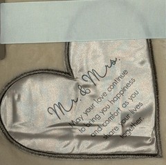 Wedding Bridal Shower Gift Set – Mr & Mrs Plush Blanket & Silver Picture Frame