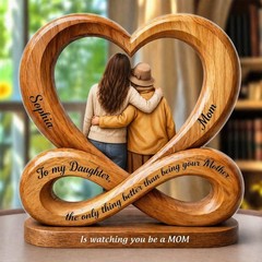 Personalized Mom To Daughter Acrylic Block Custom Mother’s Day Gift Keepsake Dec