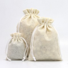 10/20/30pcs Wedding Imitation Hemp Favour Gift Bags Jewelry Drawstring Pouch