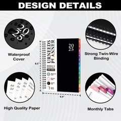 2025 Planner – Weekly Monthly Planner 2025, Calendar Planner from January 202…
