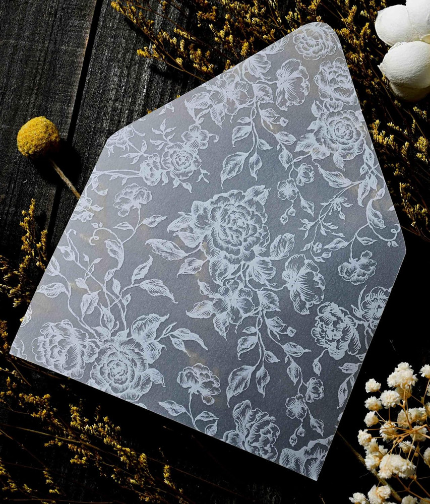 100 Pack Envelope Liners for 5X7 Insert Wedding Invitaion Wedding Invite Accesso