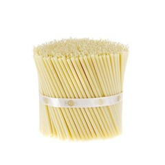 Danilovo Thin Taper Beeswax Candles – Honey-Scented, Decorative 5.9 in, White