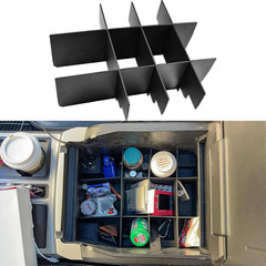 Center Console Organizer Dividers Compatible with Ford F150 2015-2020 (Full Cons