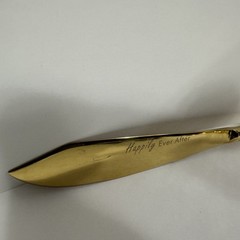 Parihy Gold Wedding Cake And Server Set Wedding Champagne Flute, MISSING A GLASS