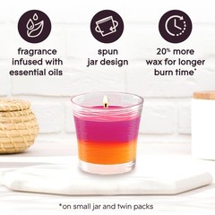 Glade 1-Wick 2In1 Scented Candle Jar Hawaiian Passion Fruit Air Freshener