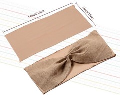 48 Pcs Burlap Stretch Chair Sashes Linen Spandex Bow Chair Bands Ties Dining for