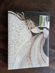 Wedding Guest Book Studio His & Hers Formal Black & White NEW