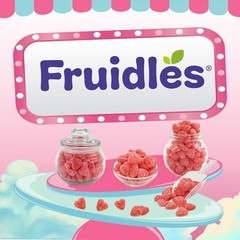 Cherry Hearts Sanded Gummi Jelly, Delicious Gummy Candy, Fun and Half-Pound