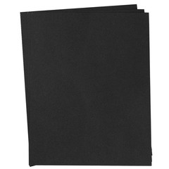 30 sheets Cardstock Paper 8 1/2 x 11 Inches for Crafts 8.5 x 11 Inches, Black