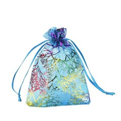 50/100/200 Sheer Coralline Organza Favor Gift Bags Jewelry Pouches All Sizes