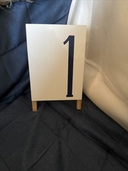 Table Numbers 1-18, Navy Blue & White