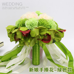 Exquisite Bride Holding Flowers Wedding Bouquet Simulation Holding Flower Luxury