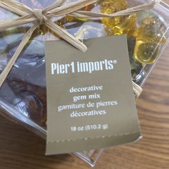 Pier 1 Imports Fall Thanksgiving Holiday Decorative Gem Mix Acorn Leaves Read