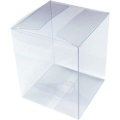 10X Box Clear PVC Plastic Cube Wedding Party Favour Gift Display Transparent BOX