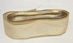 Gold Sheer Ribbon Wedding Decor Christmas Holiday Party Present Wrapping Bow 2.5