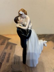 Weddingstar TheTrue Romance Bride and Groom Couple cake topper