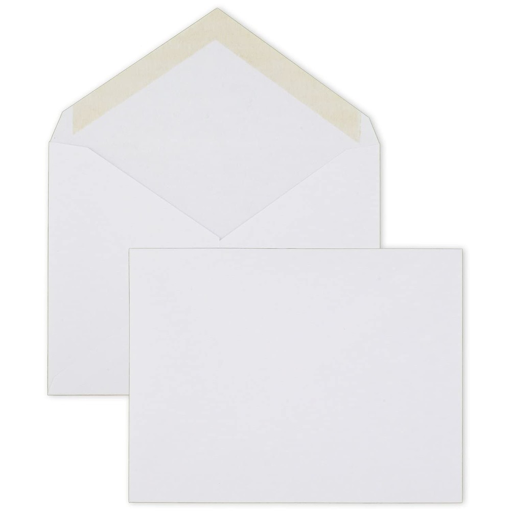 A2 Invitation Envelopes, 4-3/8″ x 5-3/4″, 1 Count (Pack of 100), White