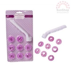 100% Genuine! D.LINE Sweet Creations Fondant Stamp Set Lilac! RRP $19.99!