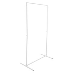 3pcs Rectangular Metal Backdrop Stand Weddings Balloon Frame Stand Decor White