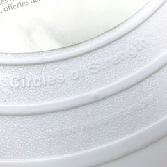 New Wilton 12″ Circle Smooth Edge Plate Seperator for Cake Layers One Circle NWT