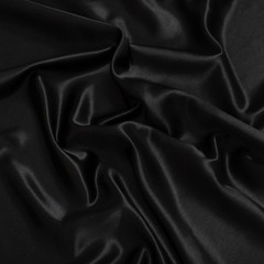5 Pack Black Satin Table Runner 12 x 108 Inches Long, Bright Satin Silky Smoo…