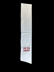Texas A&M University Cotton Wreath Sash (2 Logos) 35k Stitch