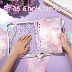 100 Sheets Tarot A5 Refills Papers for Planner Insert Binder, 120GSM Thick Mysti