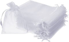 Bolsas De Organza Para Regalos Y Dulces 100Pc Ideal Para Bodas Fiestas Y Navidad